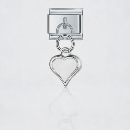 Video del Charm Colgante corazón plateado