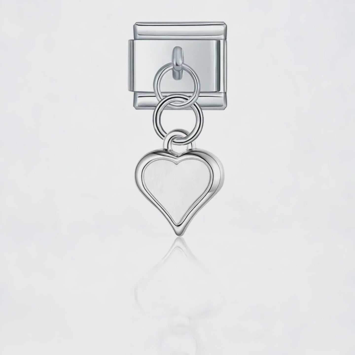 Video del Charm Colgante corazón plateado