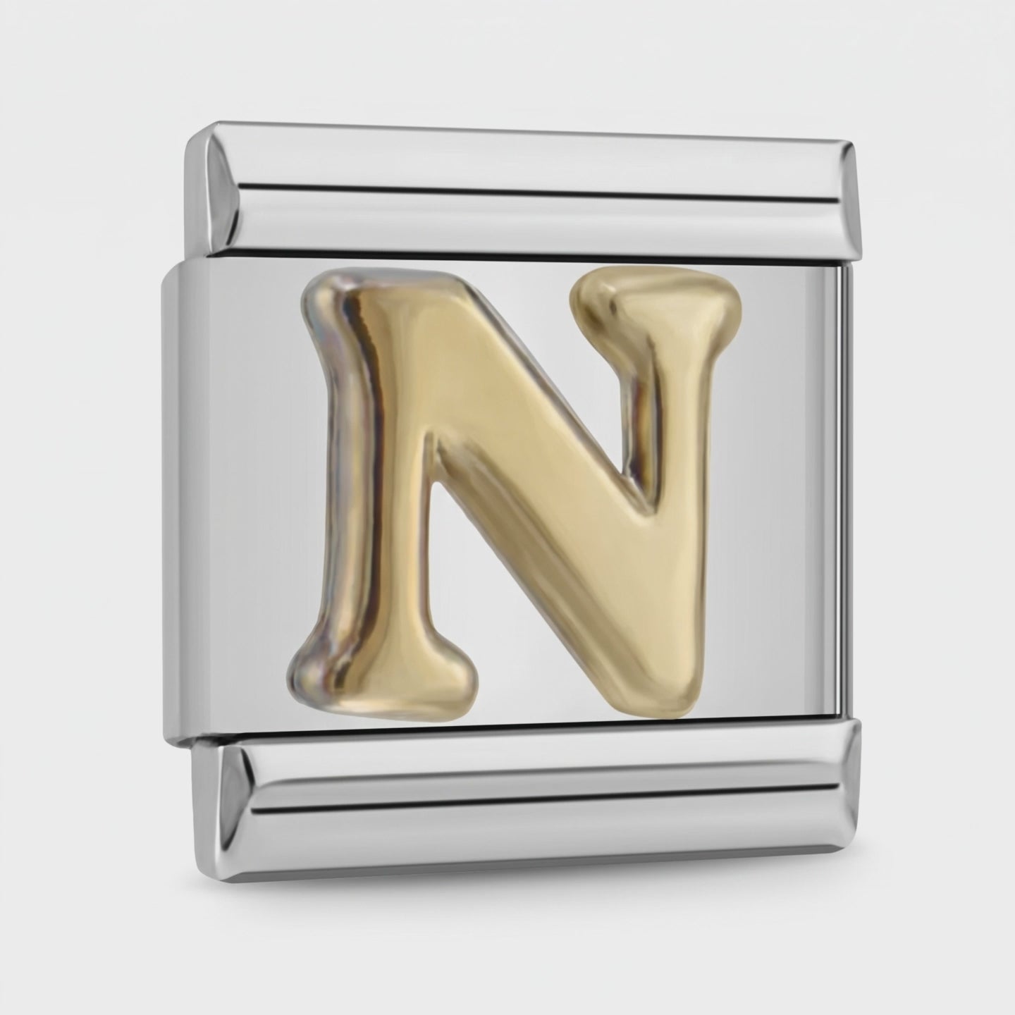 Video del Charm Letra N (Plateado)