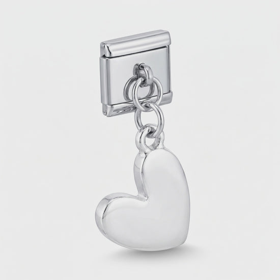 Video del Charm Colgante Corazón (Blanco)