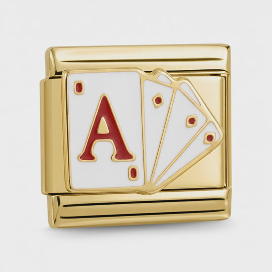 Video del Charm Cartas Poker (Ases, Dorado)