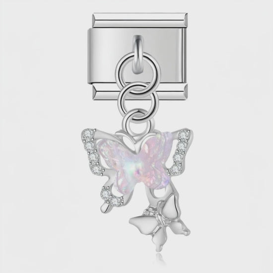 Video del Charm Mariposa Rosa