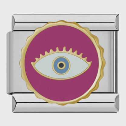 Video del Charm Ojo Suerte Rosa