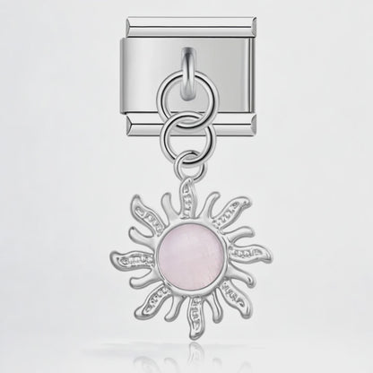 Video del Charm Colgante Sol Rosa (Plateado)