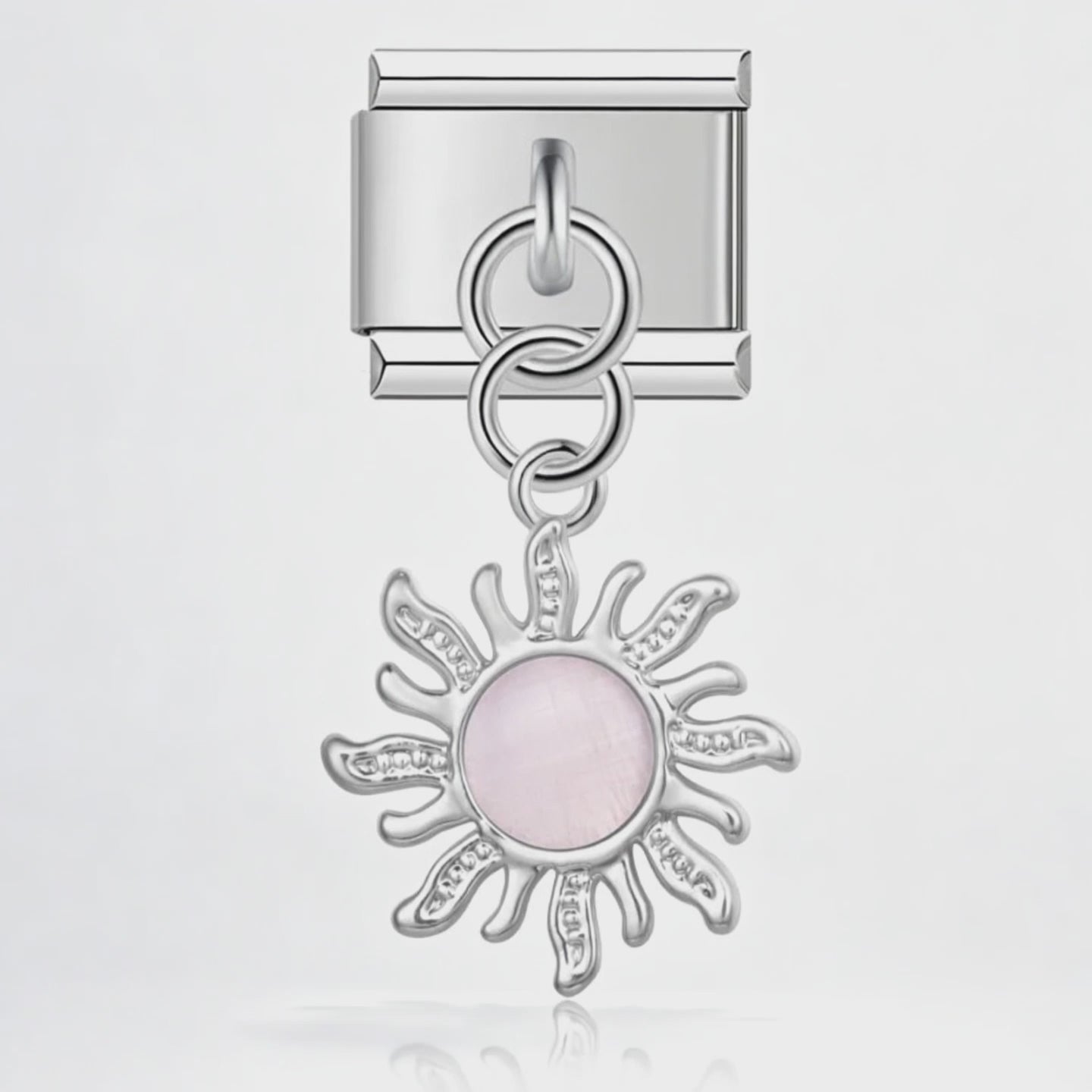 Video del Charm Colgante Sol Rosa (Plateado)