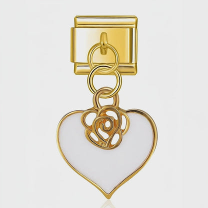 Charm Corazón dorado (con Flor) – video