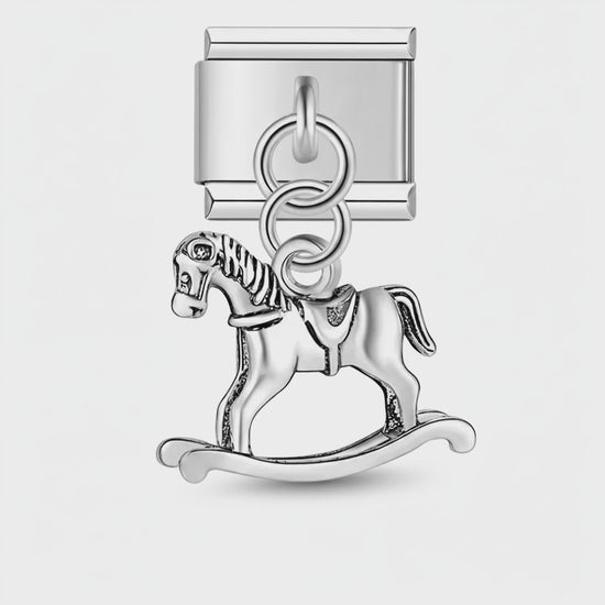 Video del Charm Colgante caballo (Plateado)